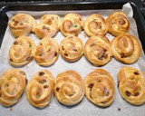 Foto del paso 5 de la receta: 324. Caracolas de crema y fruta seca / Panificadora
