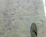 A picture of step 7 of Ice Halwa.