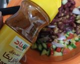 A picture of step 2 of Red Beans Salad.
