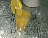 A picture of step 4 of Mango and orange juice.
