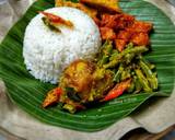 Cara Membuat Nasi Campur Telur Acar Kuning amp Sambal Kentang 9