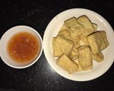 Hình bước làm 2 của món Đậu phụ rán