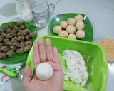 Foto langkah ke 2 dari resep Onde-onde anti meledak tepung roti.