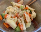 Foto langkah ke 3 dari resep Salad Mayo Kentang topping Crab Stick 🥗.