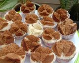 Foto langkah ke 1 dari resep Bolu kukus moka tanpa soda.