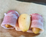 Foto del paso 1 de la receta: Brocheta de patatas y bacon