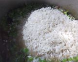 A picture of step 8 of Pea Pulao.