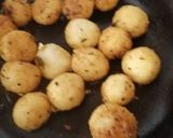 A picture of step 7 of Suji balls.