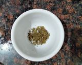 A picture of step 4 of Matar paneer without tomato.