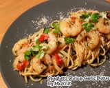 Foto langkah ke 5 dari resep Spaghetti Shrimp Garlic Butter.