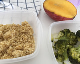 Foto del paso 1 de la receta: Bulgur en ensalada con mango, brócoli y aguacate