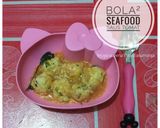 Foto langkah ke 11 dari resep Bola² Seafood Saus Tomat (MPASI 8+).