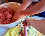 Csabai kolbász Simon módra recept fázis 1 fotója