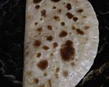 A picture of step 4 of Chini paratha / Sugar paratha.
