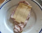 2013. Dupla sajttal sonkával töltött kirántott karaj recept fázis 3 fotója