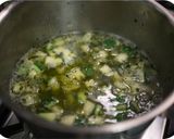 A picture of step 7 of Zucchini soup.