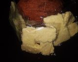 A picture of step 1 of Coconut milk candy.