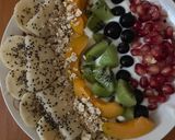 Pas rețetă Ovăz cu fructe (Porridge) 3 fotografie