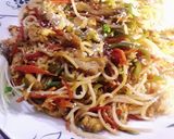 A picture of step 19 of Chicken manchurian spaghetti.
