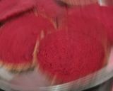 A picture of step 10 of Red Velvet Modak Cake on Ganesh Chaturthi.