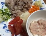 รูปขั้นตอนการทำที่ 1 ของ ข้าวผัดหมูสับ (เมนูลูกรัก Blw)