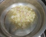 A picture of step 2 of Stir fry beetroot, loaki, onion.