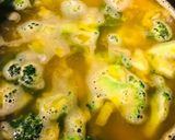 A picture of step 1 of Black bean, broccoli soup.