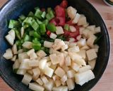 Foto del paso 2 de la receta: Frijoles negros con arroz integral y ensalada