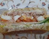 A picture of step 4 of Vegetable and Tuna Sandwich.