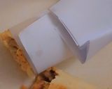 A picture of step 3 of Chicken wrap, and fruit.