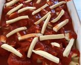 Une image de l'étape 4 de Conchiglie farci ricotta et jambon.
