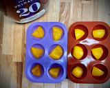 Foto del paso 1 de la receta: Bombón de melocotón con brandy