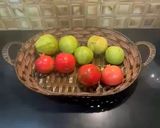 A picture of step 1 of Guava-Pomegranate Punch.