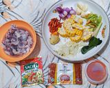 Foto langkah ke 1 dari resep Cumi saus Padang.
