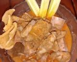 Foto langkah ke 5 dari resep Lontong beras merah dengan gulai ampela dan nangka♥️.