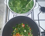 Foto del paso 1 de la receta: Budín de espinaca y zanahoria