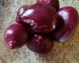 Foto del paso 1 de la receta: Galletas de remolacha y cerezas🍒