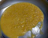 A picture of step 2 of Quick Moong dal Atta Halwa.