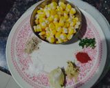 A picture of step 1 of Sweetcorn stuffed potato tikki.