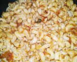 A picture of step 5 of Spicy macroni.