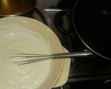 A picture of step 1 of Chhanavaza in sugar syrup.