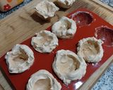 Foto del paso 5 de la receta Minipavlova de crema de vainilla, manzana y pasas