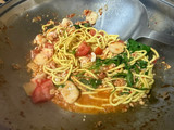 Mie kangkung Terasi