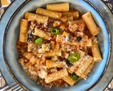 A picture of step 5 of Rigatoni with Eggplant.