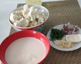 ফুলকপি ও ব্রকোলির স্যুপ। Cauliflower and Broccoli soup রেসিপির ধাপ 1 ছবি