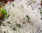 A picture of step 9 of Green Chicken Biryani.