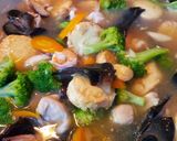Foto langkah ke 8 dari resep Sapo Tahu Seafood.