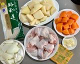 咖哩雞拌麵的食譜步驟1照片