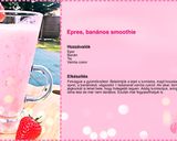 Epres, banános smoothie recept fázis 1 fotója