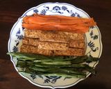 A picture of step 2 of California Farm Tofu Scallion Egg Rolls.